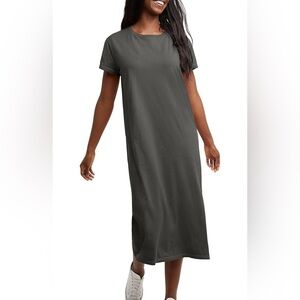 Hanes Charcoal Gray Maxi Dress